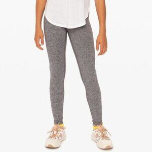 IVIVVA By Lululemon Girls High Waisted Legging 14 Heathered Grey